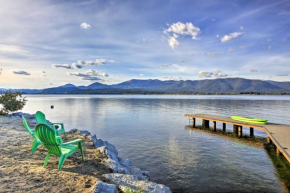 Lakefront Retreat with Hot Tub about 7 Mi to Schweitzer!